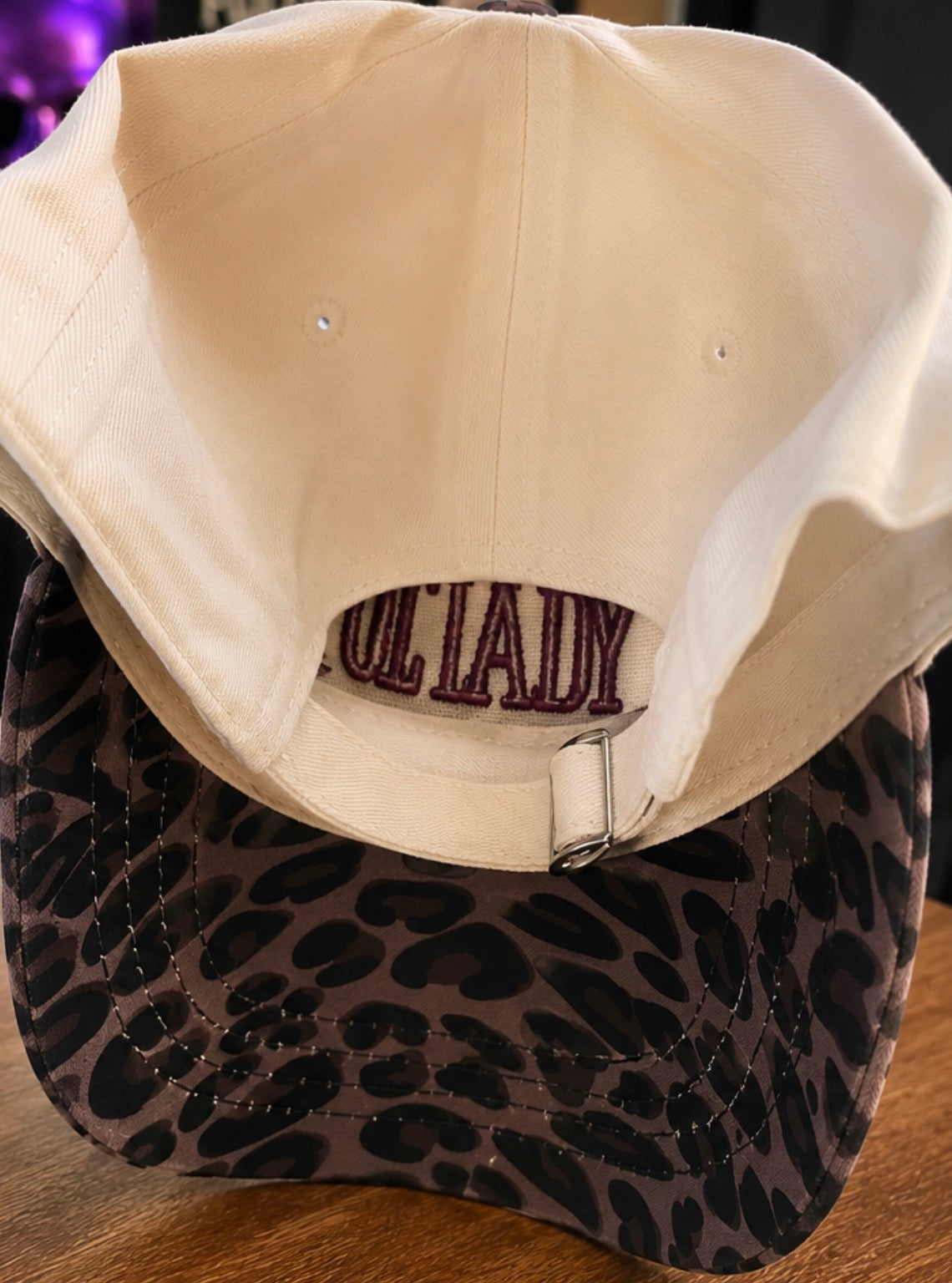 OL ‘ LADY leopard brim