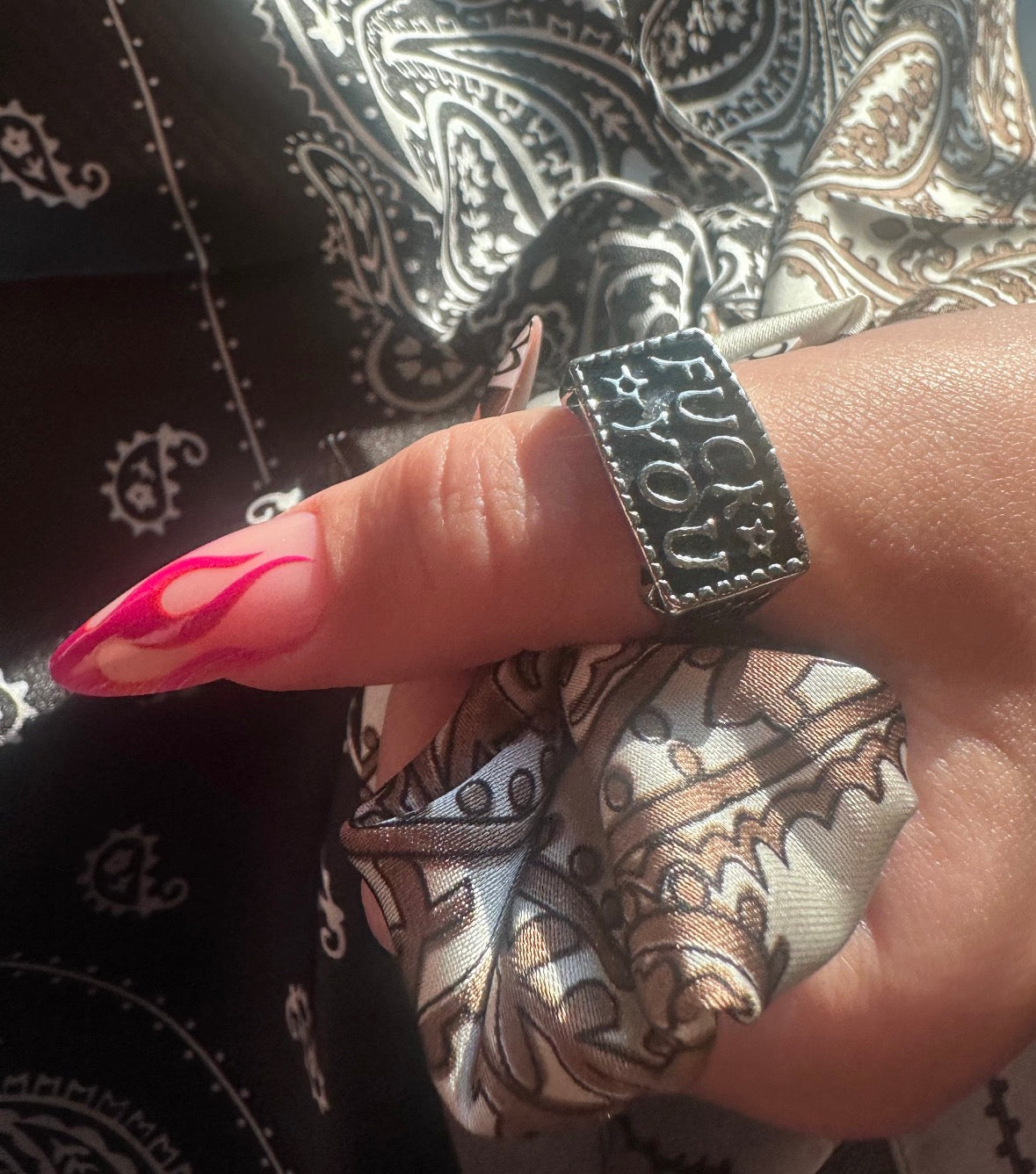 FU€K YOU ring